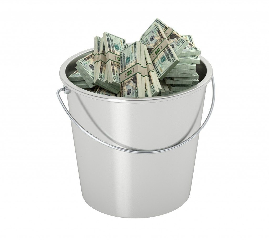 A Bucket of Money for Your Troubles