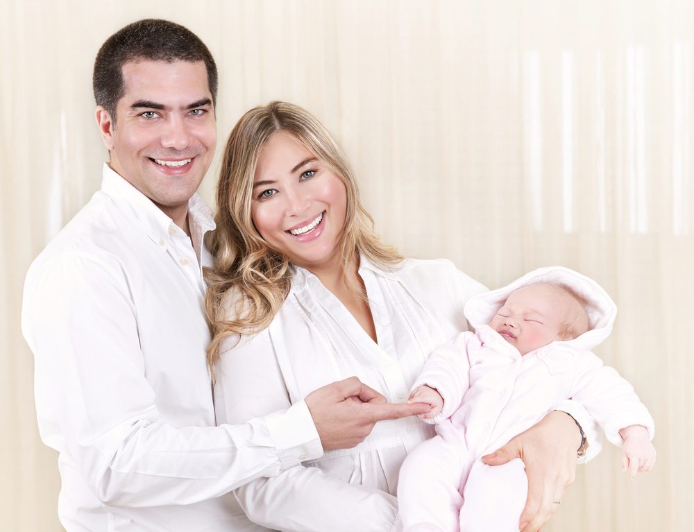 Youngish Couple with Baby