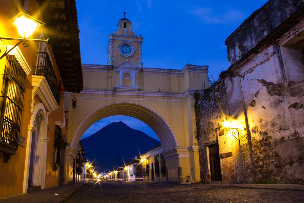Che Guevara got his start in Guatemala.  Antigua, Guatemala pictured