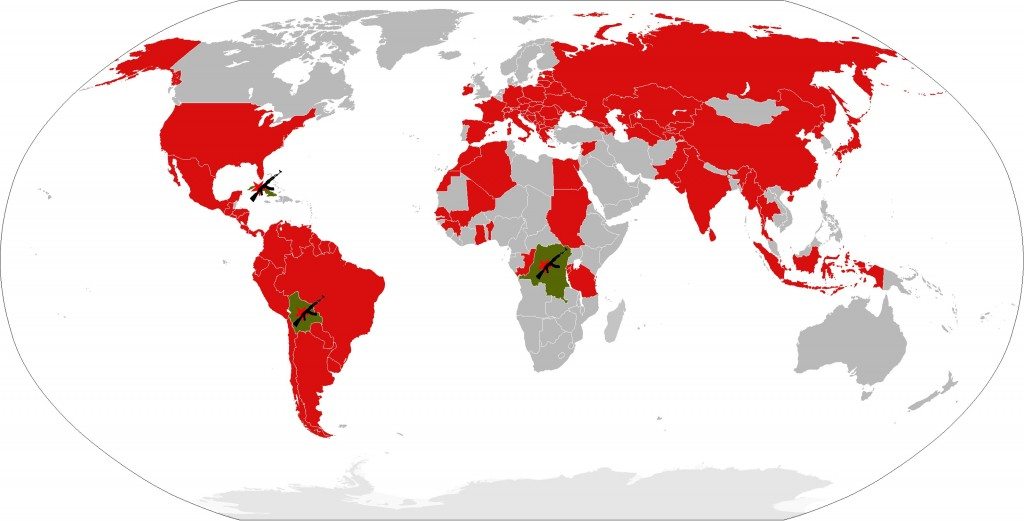 Countries Visited by Famous Revolutionary Che Guevara