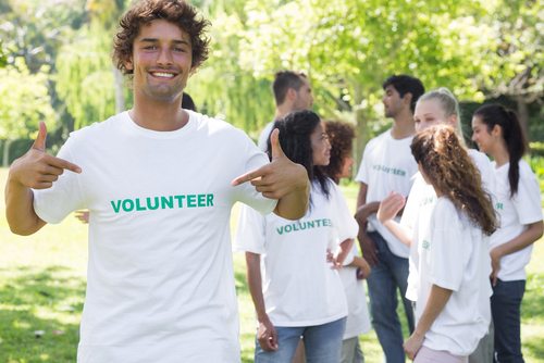 Volunteering is socially responsible and a great way to make new pals.