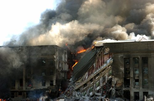 The Pentagon was attacked in the same place it had just been reinforced
