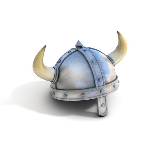 Apparently horned helmets weren't a thing.  I'm going to choose not to believe this.