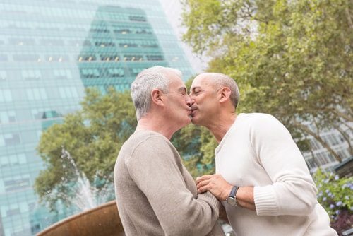 Christian fundamentalist aren't fans of silver foxes smooching