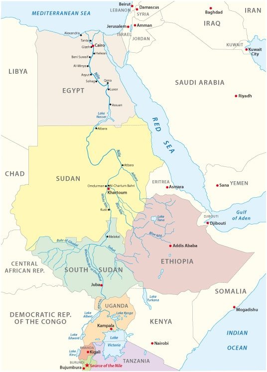 Civilization flourished along the Nile for eons.