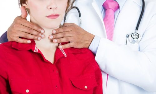 Have your thyroid inspected by a strange man with lady hands and a pink tie.