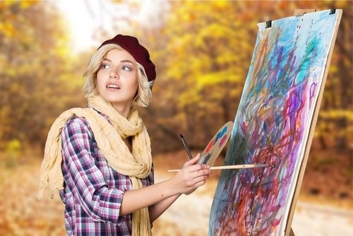 Try paiting to distract yourself