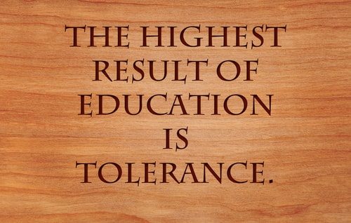 Allowing mocking of religions increases tolerance.