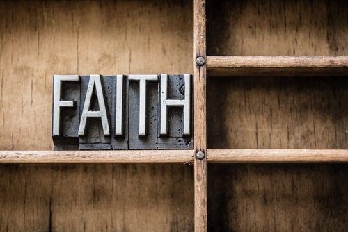 Faith. For empty headed no-nothings who will believe anything and without evidence.