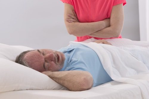 Maybe your snoring is caused by sleeping on your back.