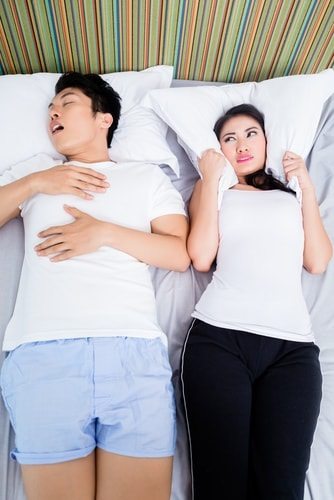 You snore because you're a mouth breather!