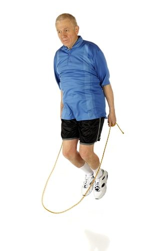 To Naturally lower your blood pressure get off that booty and jump some rope.
