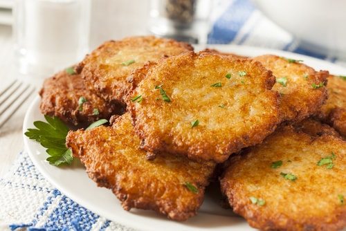 Hanukkah = Delicious Latkes.