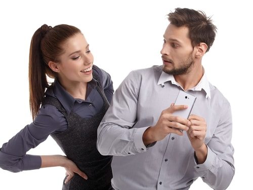10 Sure Signs He Is Cheating On You 2 If he's ultra-secretive about his technology, he might be cheating on you!