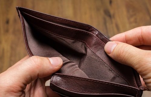 The military budget is running dry.