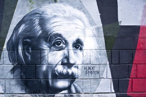 Albert Einstein. Mr. E=MC2 himself. A no brainer. 