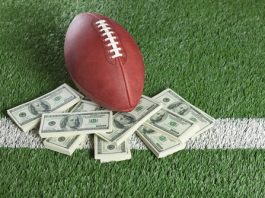 There's money in them thar footballs.