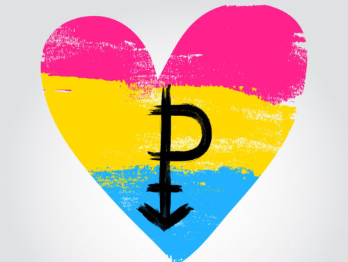 Pansexual Flag Heart